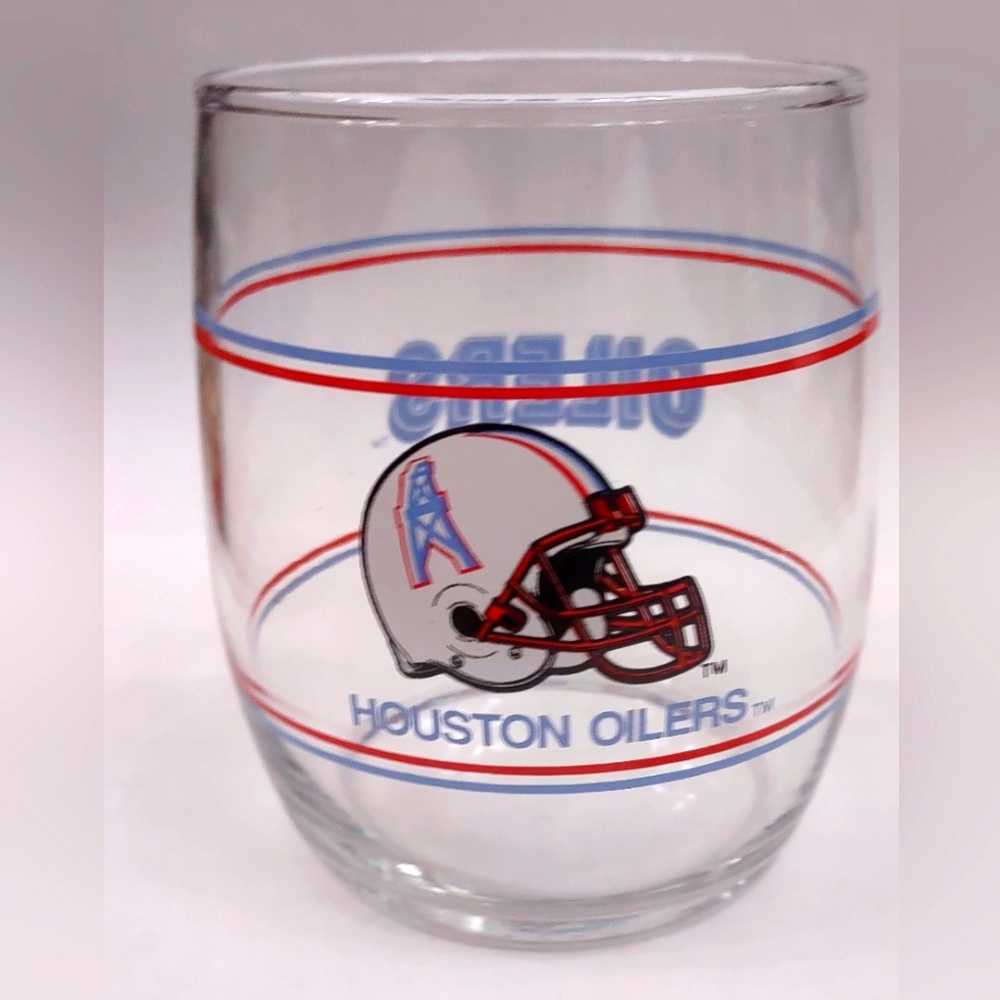 Vintage NFL Houston Oilers Glass